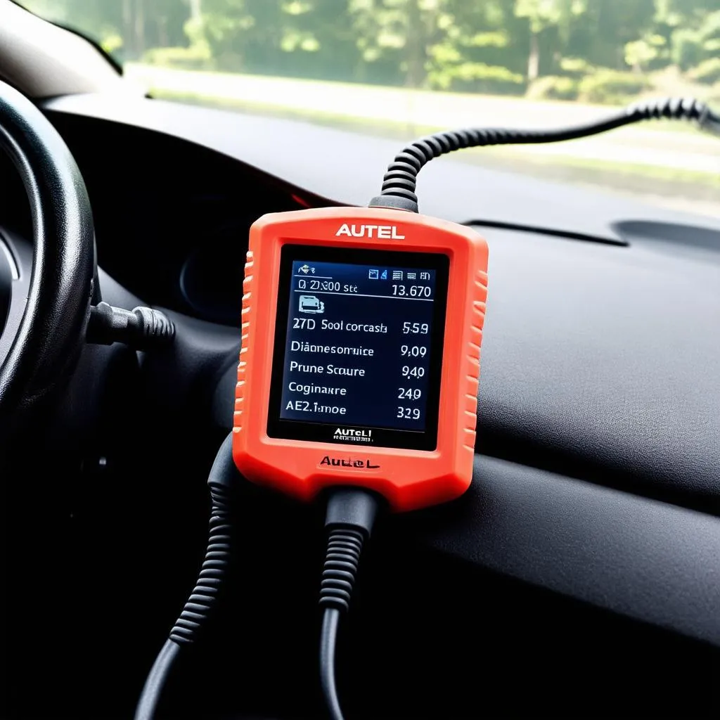 Car Diagnostics with Autel Scanner