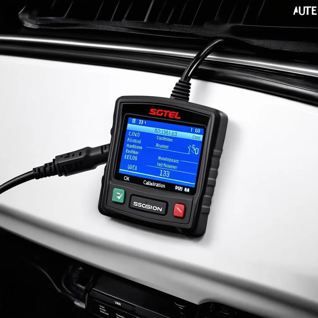 Autel Scanner Connected to Scion ECU