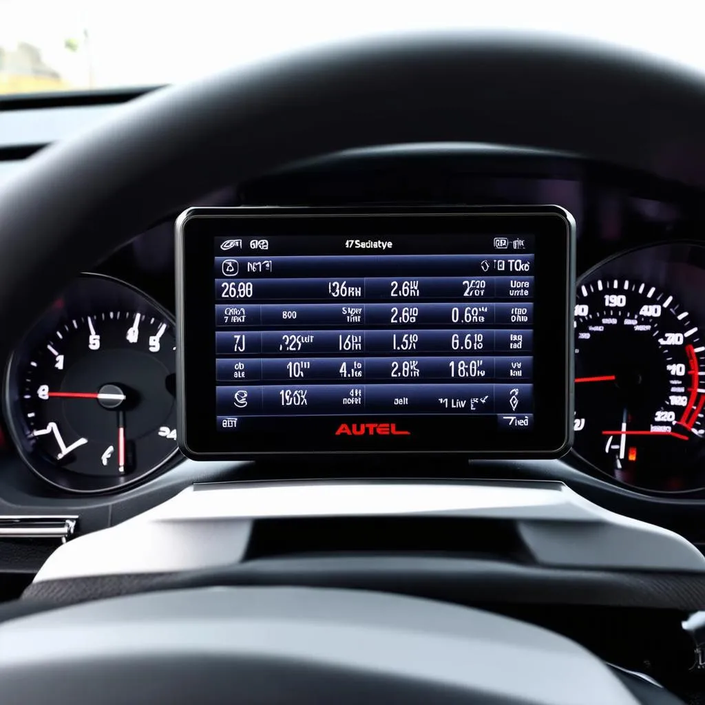 Autel Scanner Dashboard