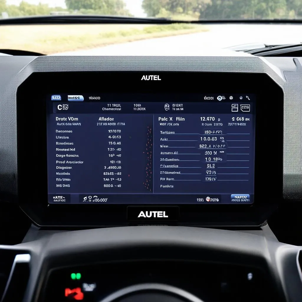 Autel Scanner Dashboard