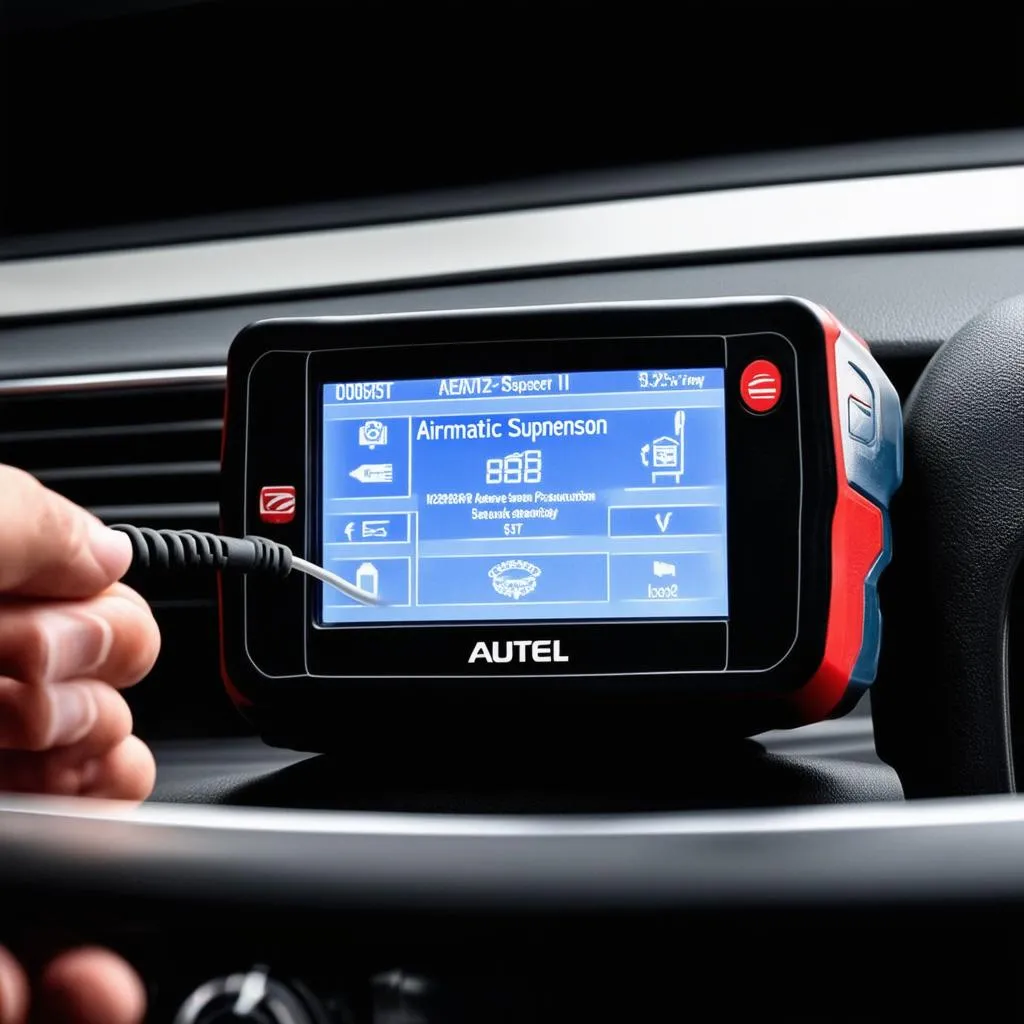 Autel Scanner Diagnosing Airmatic