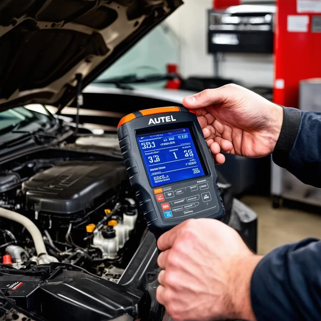 Autel Scanner Diagnosing Chrysler