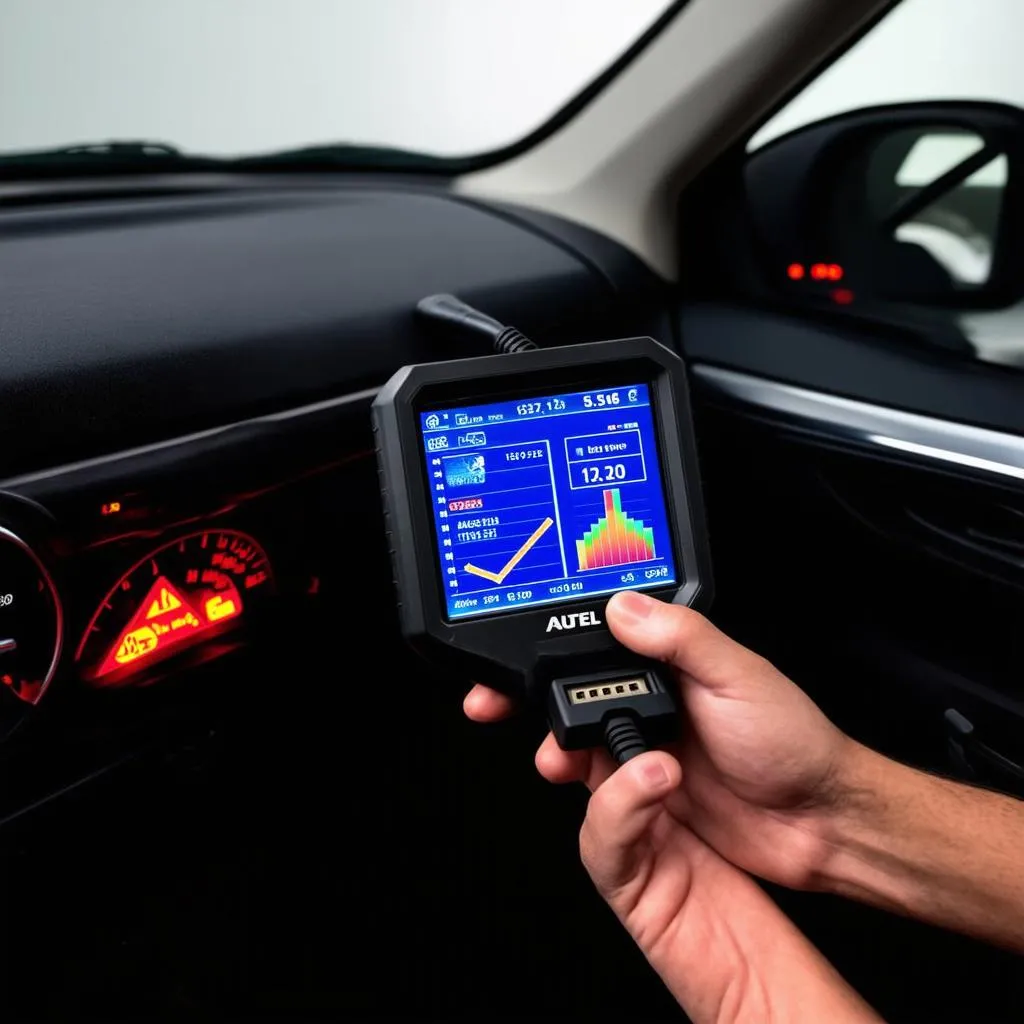 Autel Scanner Diagnosing Car Problems