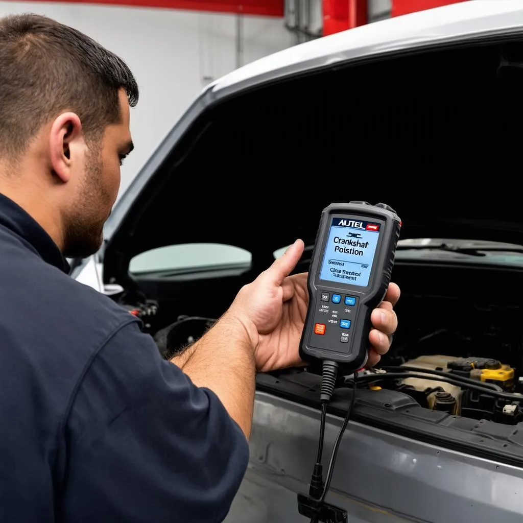 Autel Scanner Diagnosing GM Crank Sensor