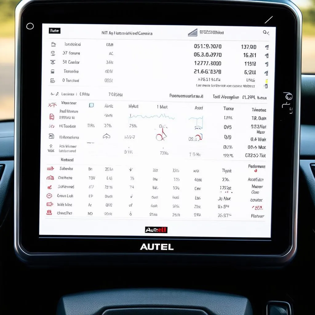 Autel Diagnostic Scanner Interface