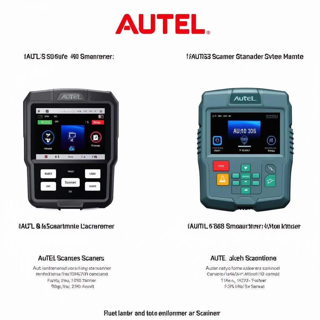 autel scanner models