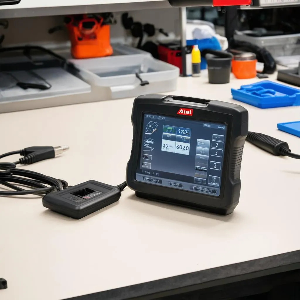 Autel Scanner on Workbench