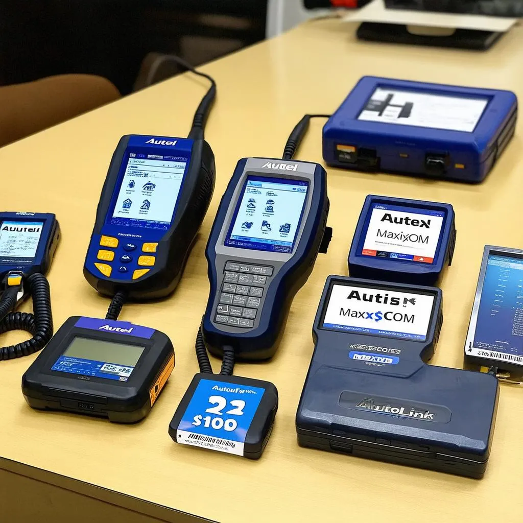 Autel Scanner Product Lineup on Display