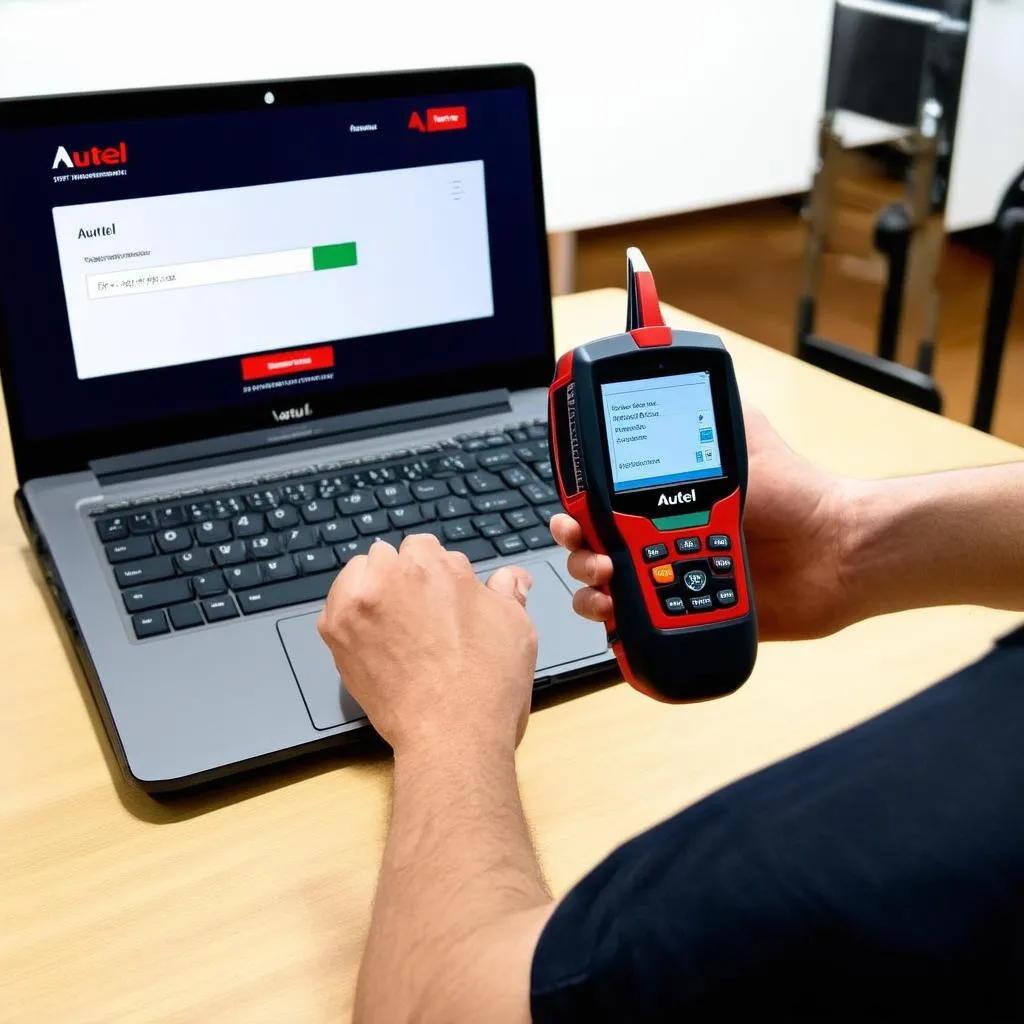 Autel Scanner Registration Process