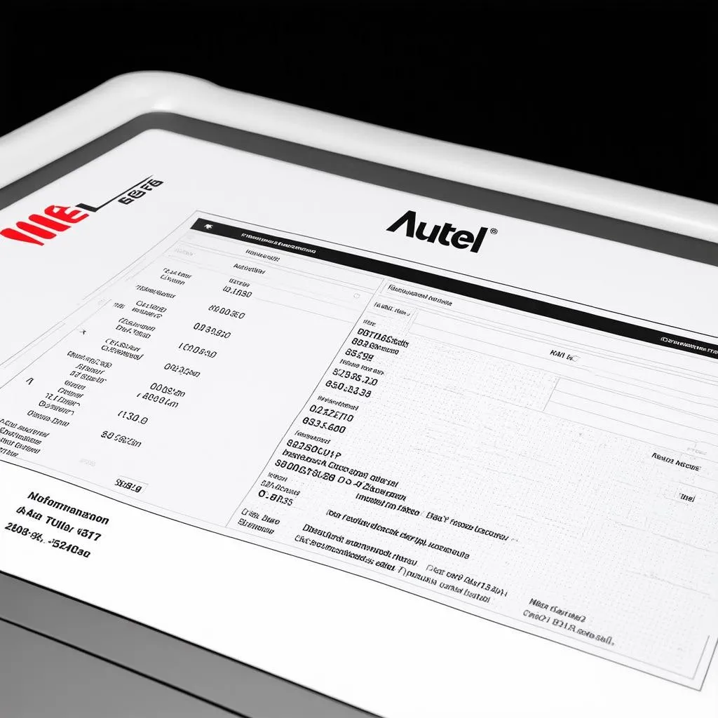 autel scanner report