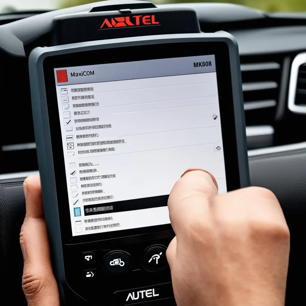 autel scanner settings