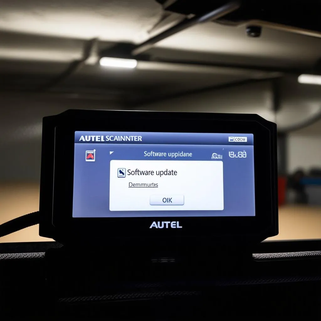 Autel Scanner Update Screen