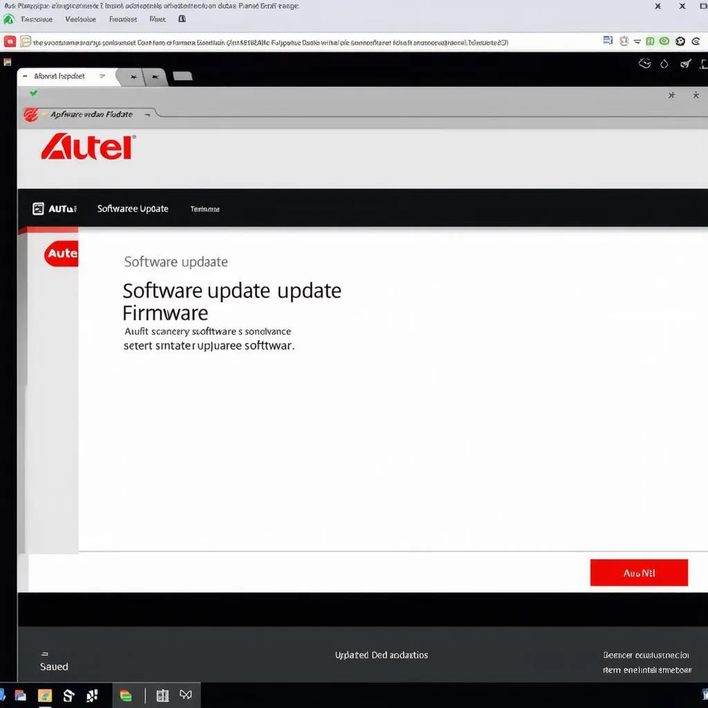 Autel Scanner Software Update