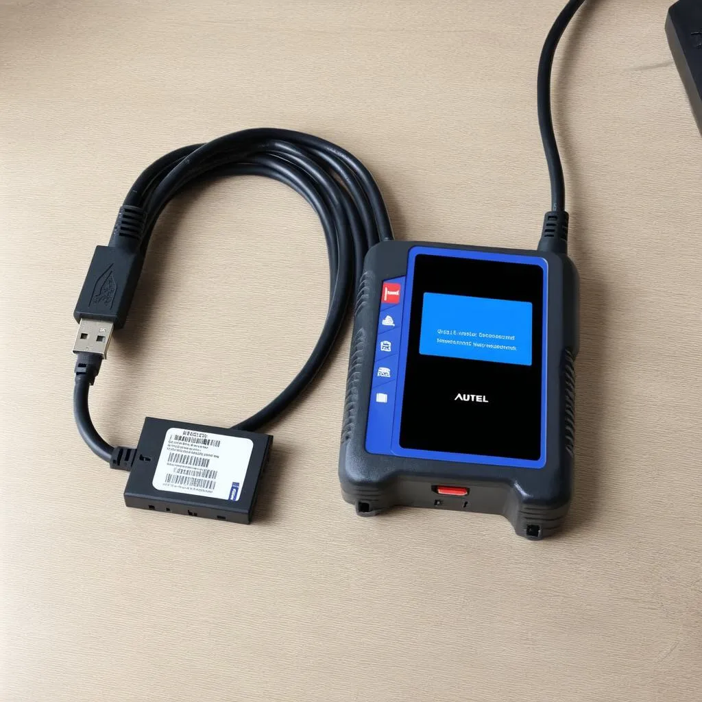 Autel scanner USB update