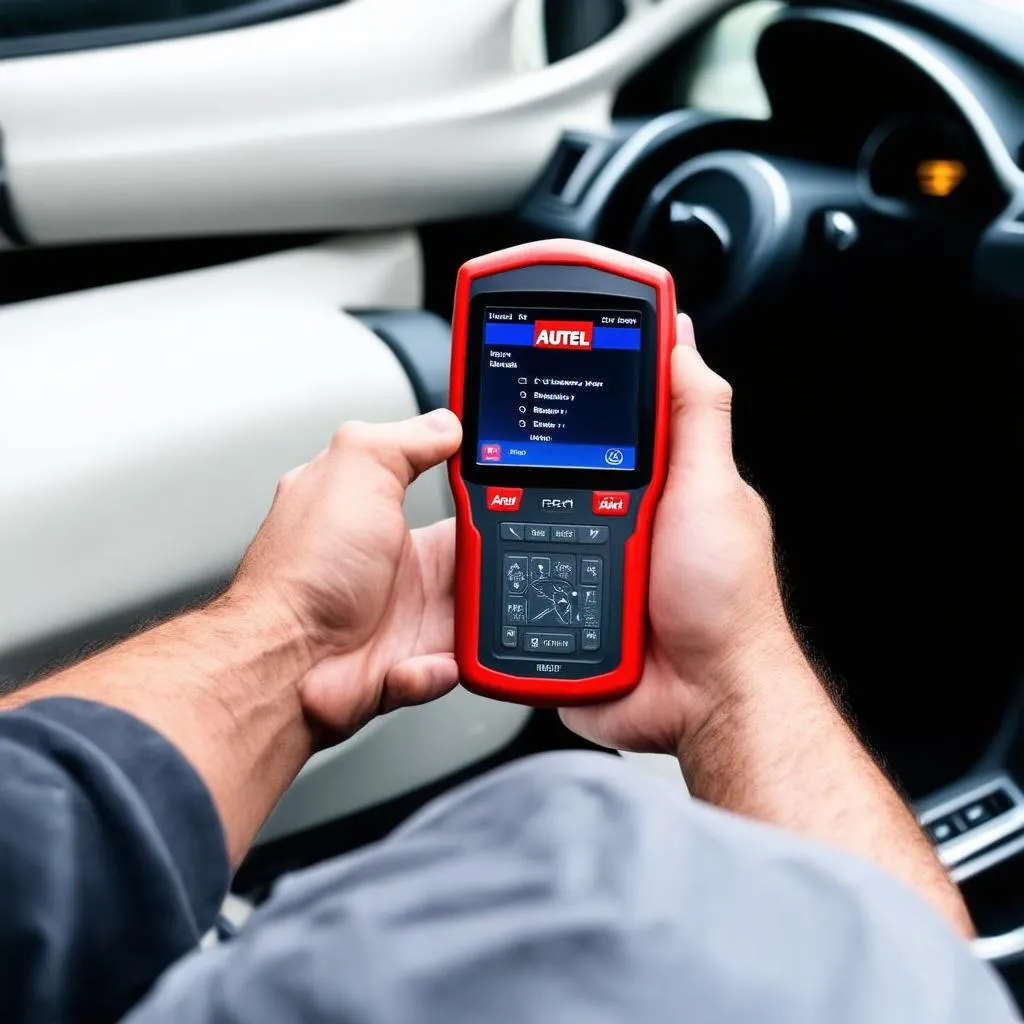 Autel Scanner With Car