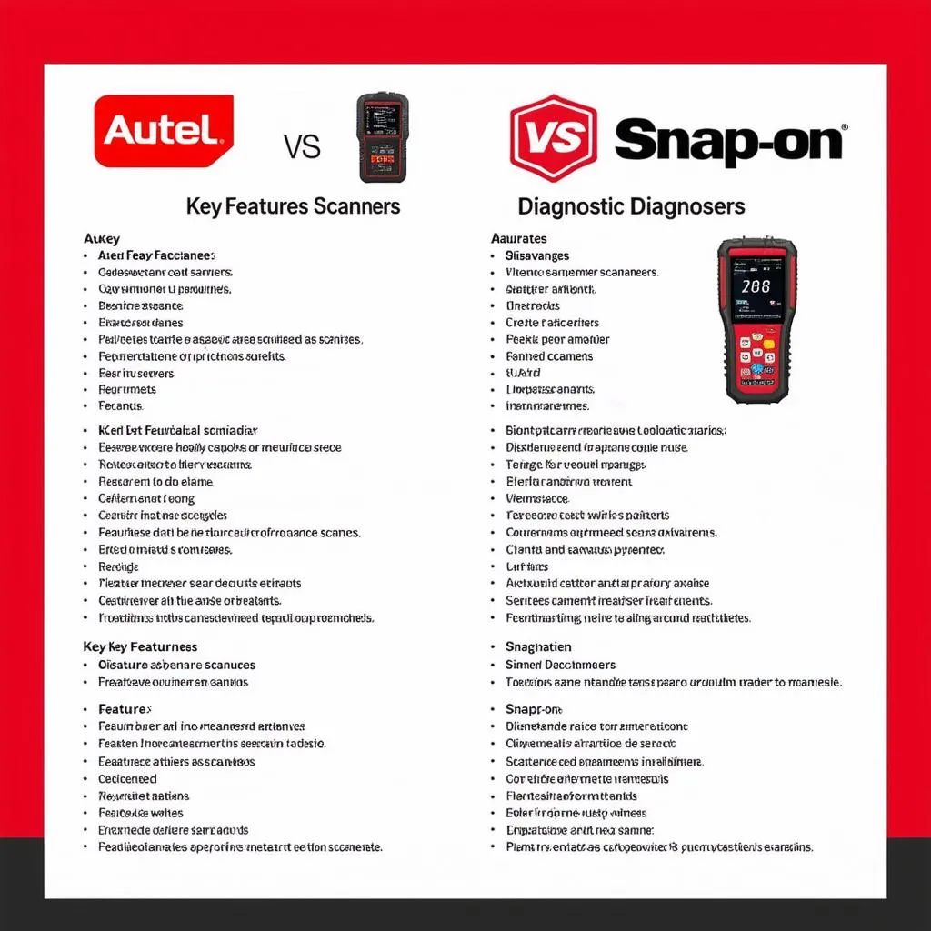 Autel vs Snap-on comparison