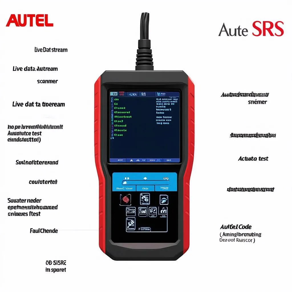 autel srs scanner features