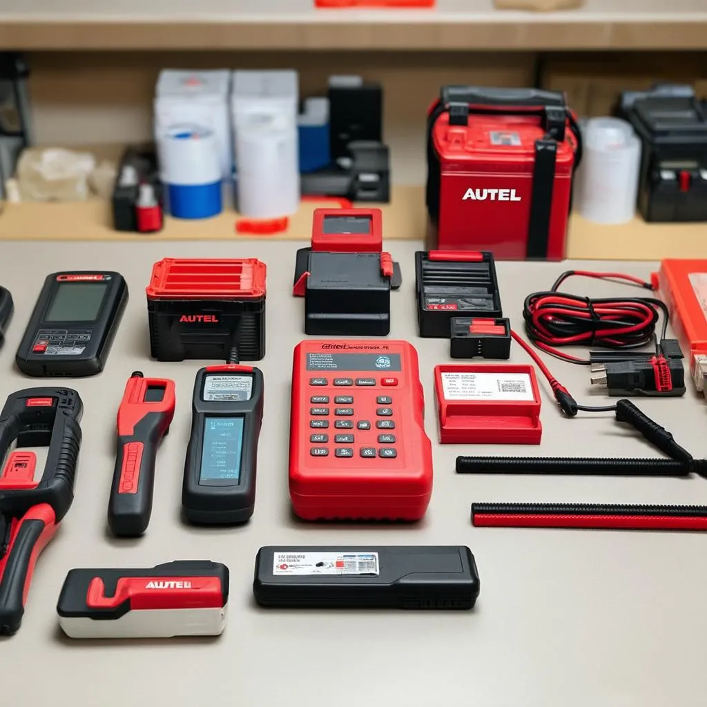 Variety of Autel Diagnostic Tools