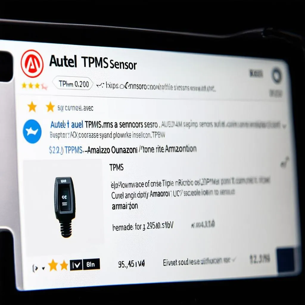 Autel TPMS Sensors on Amazon