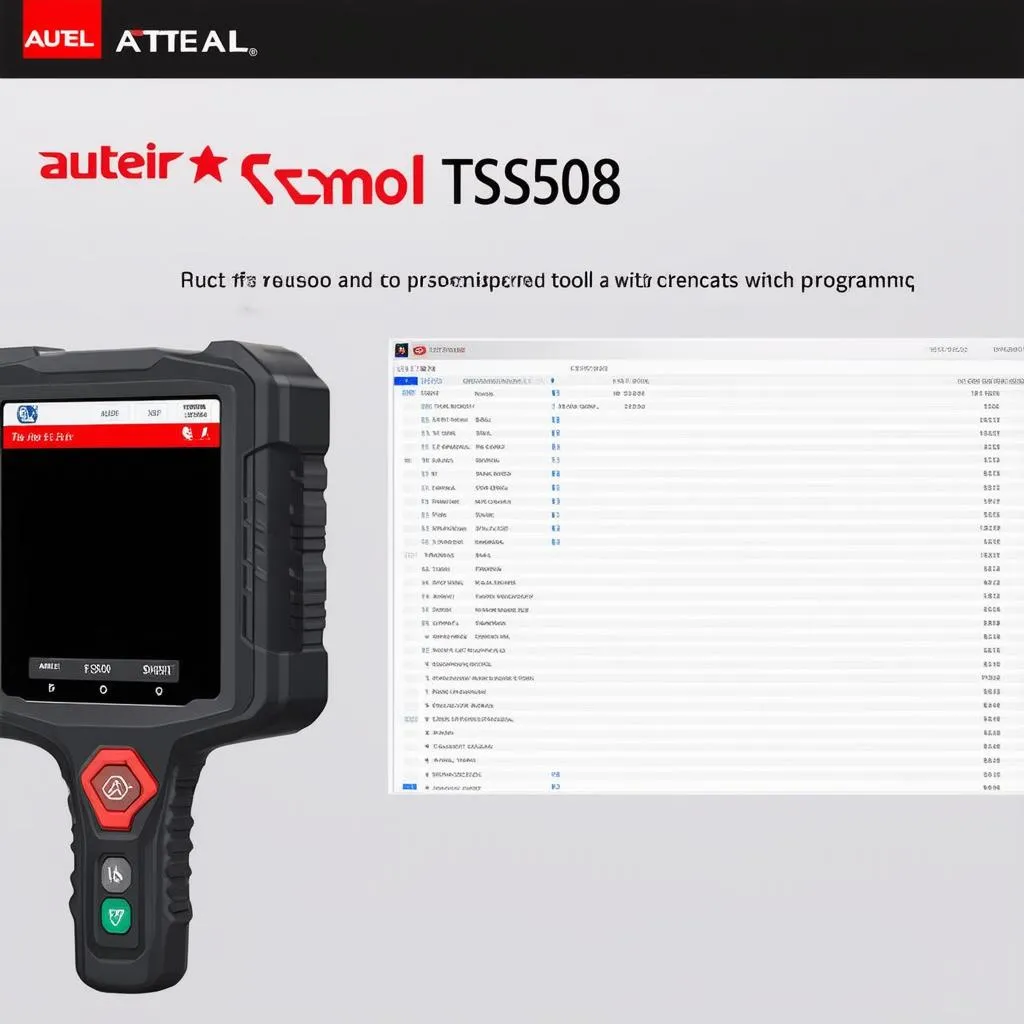 Autel TS508 sensor programming