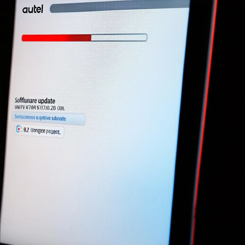 Autel update screen