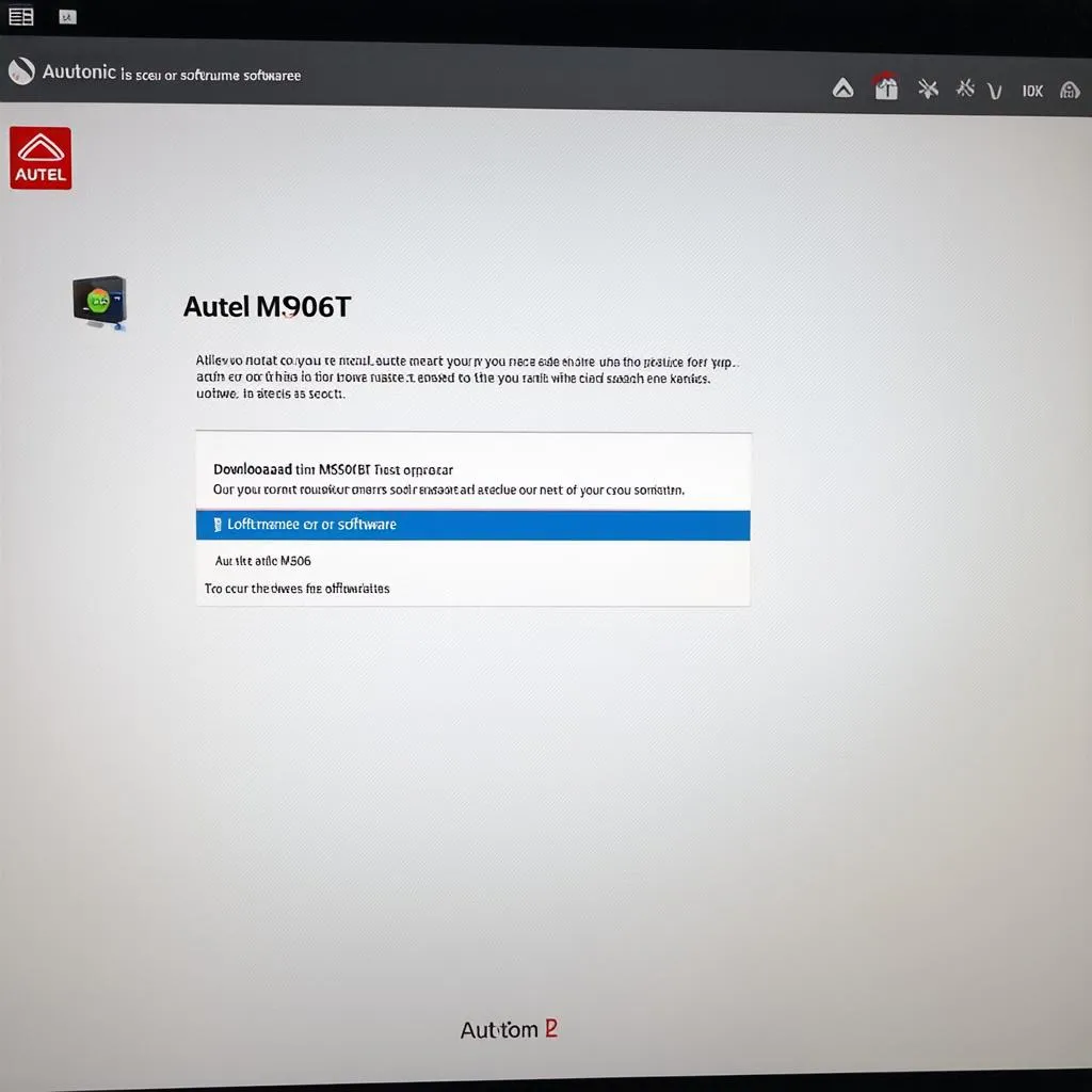 Autel Software Update