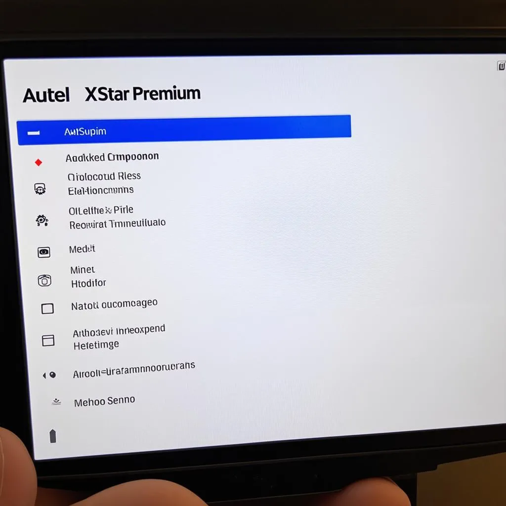 Autel X-Star Premium camera settings