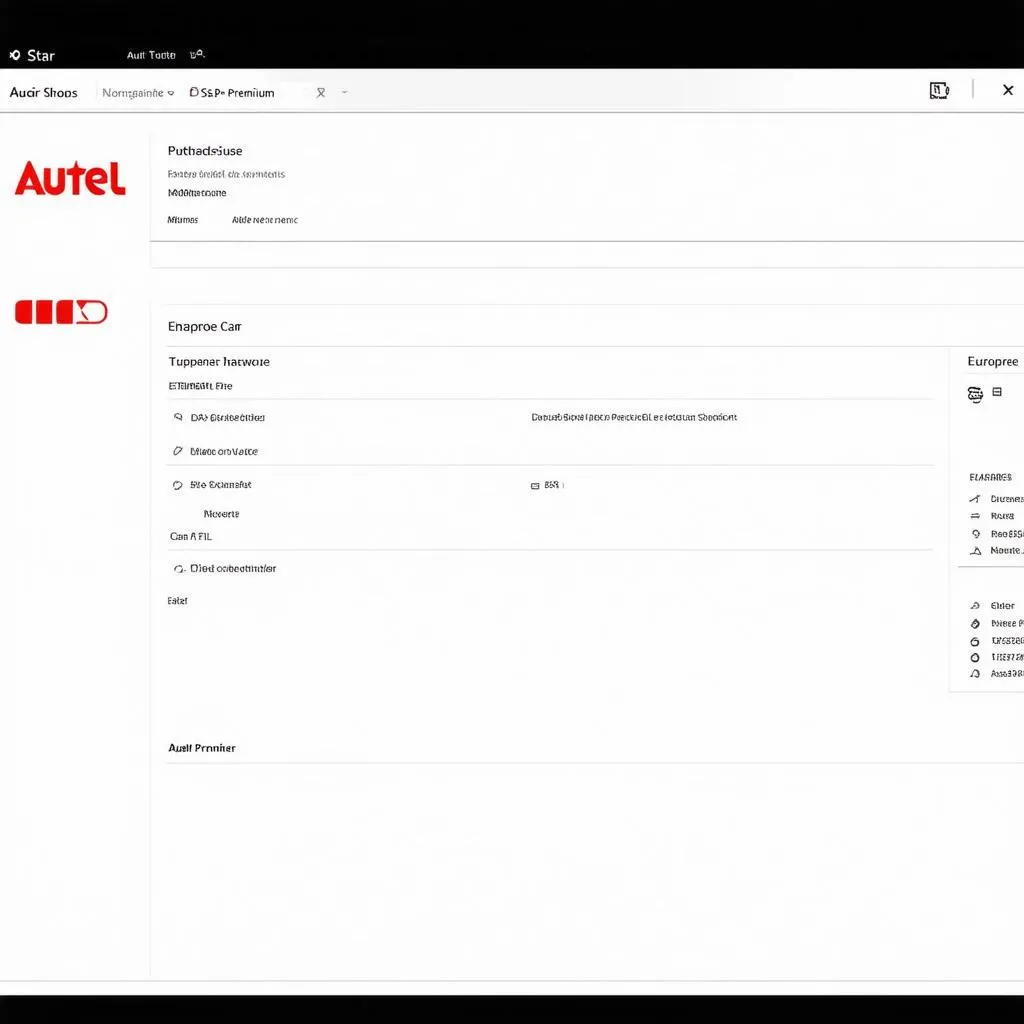 Screenshot of the Autel X Star Premium software