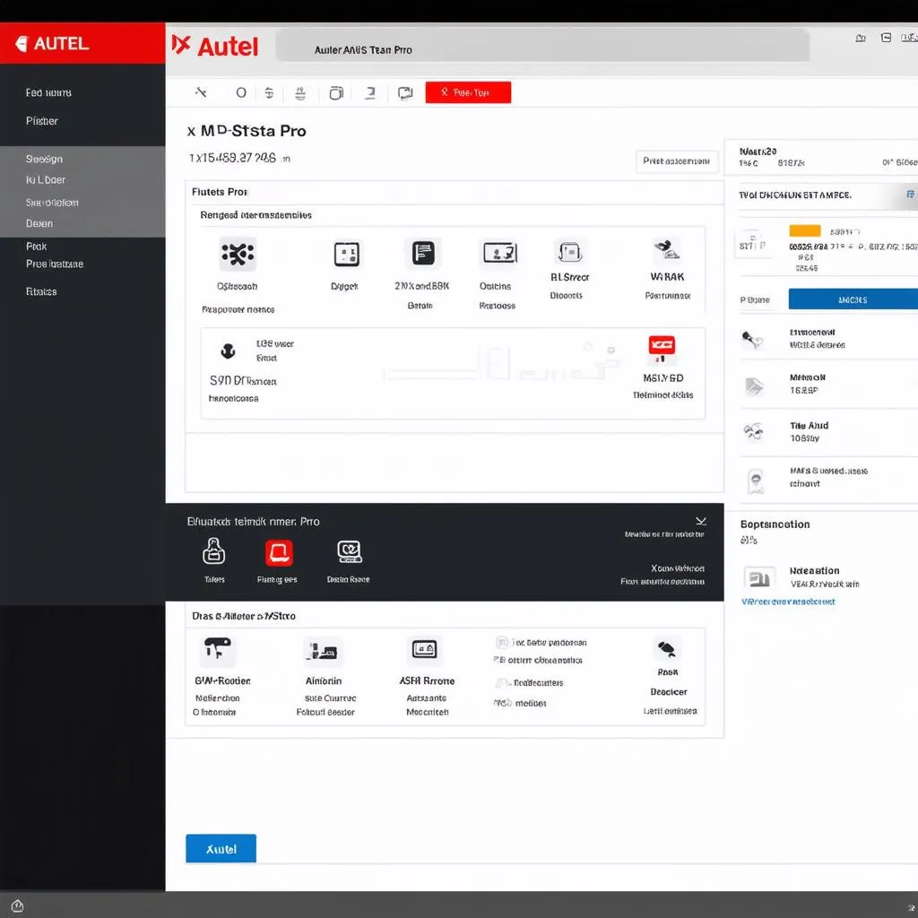 Autel X-Star Pro Interface