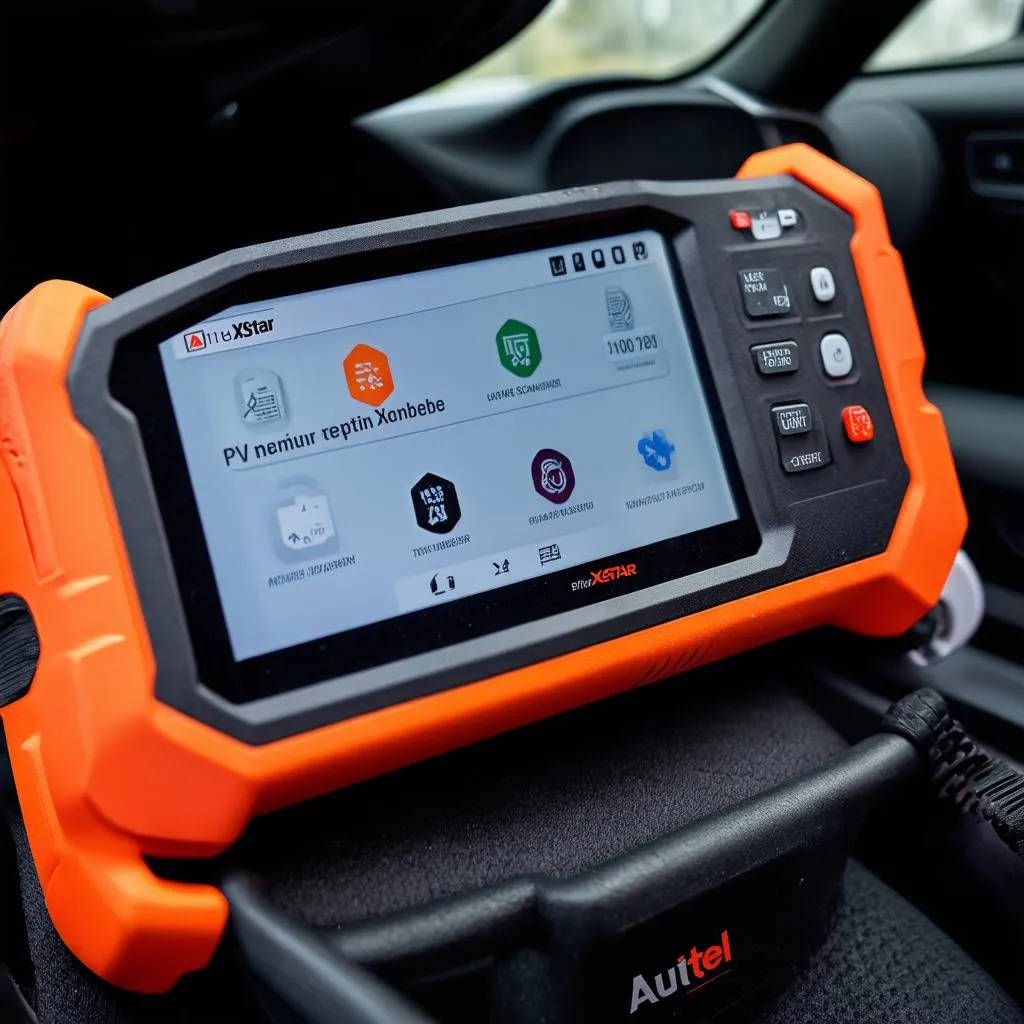 Close-Up of Autel XStar Premium Scanner