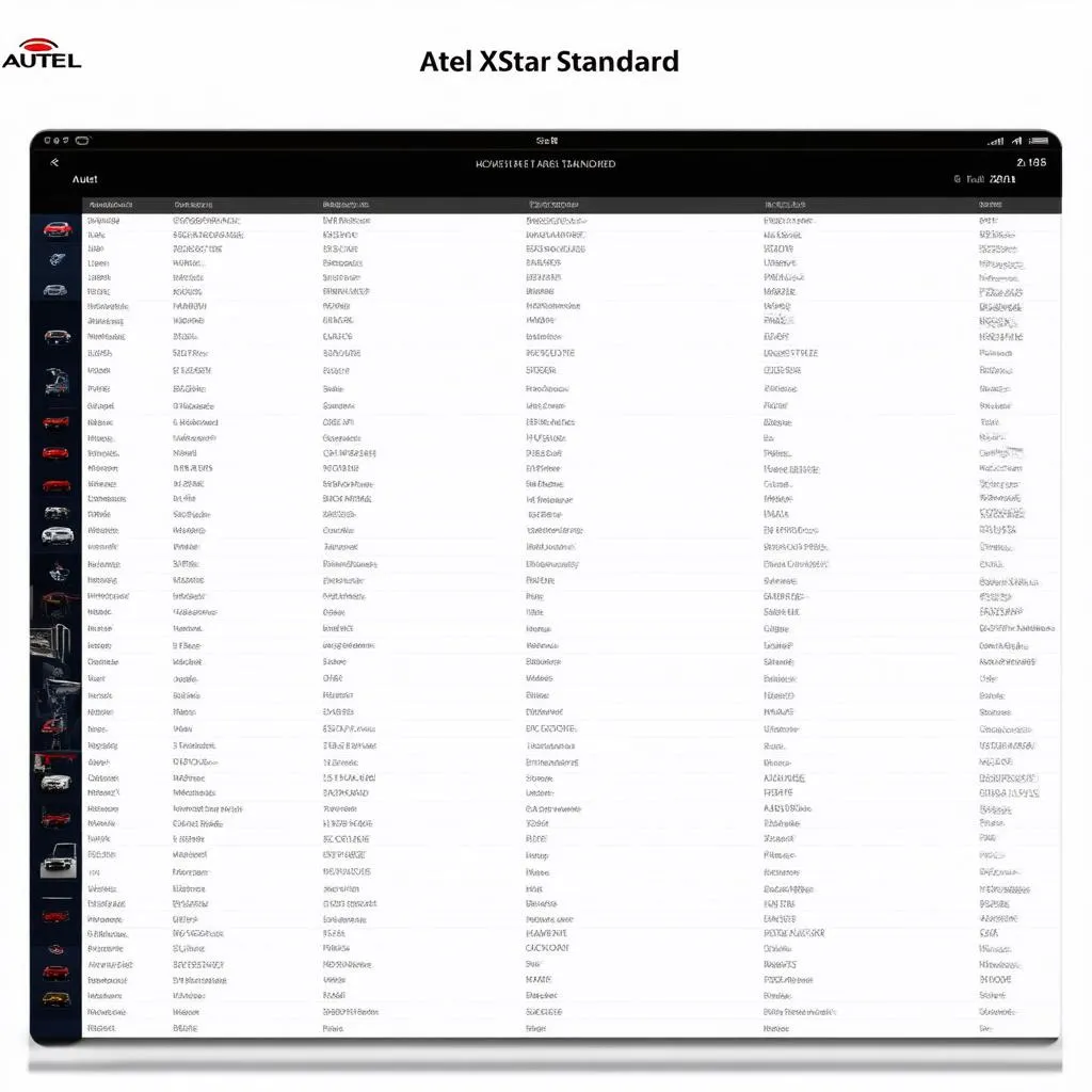 autel-xstar-standard-compatible-cars