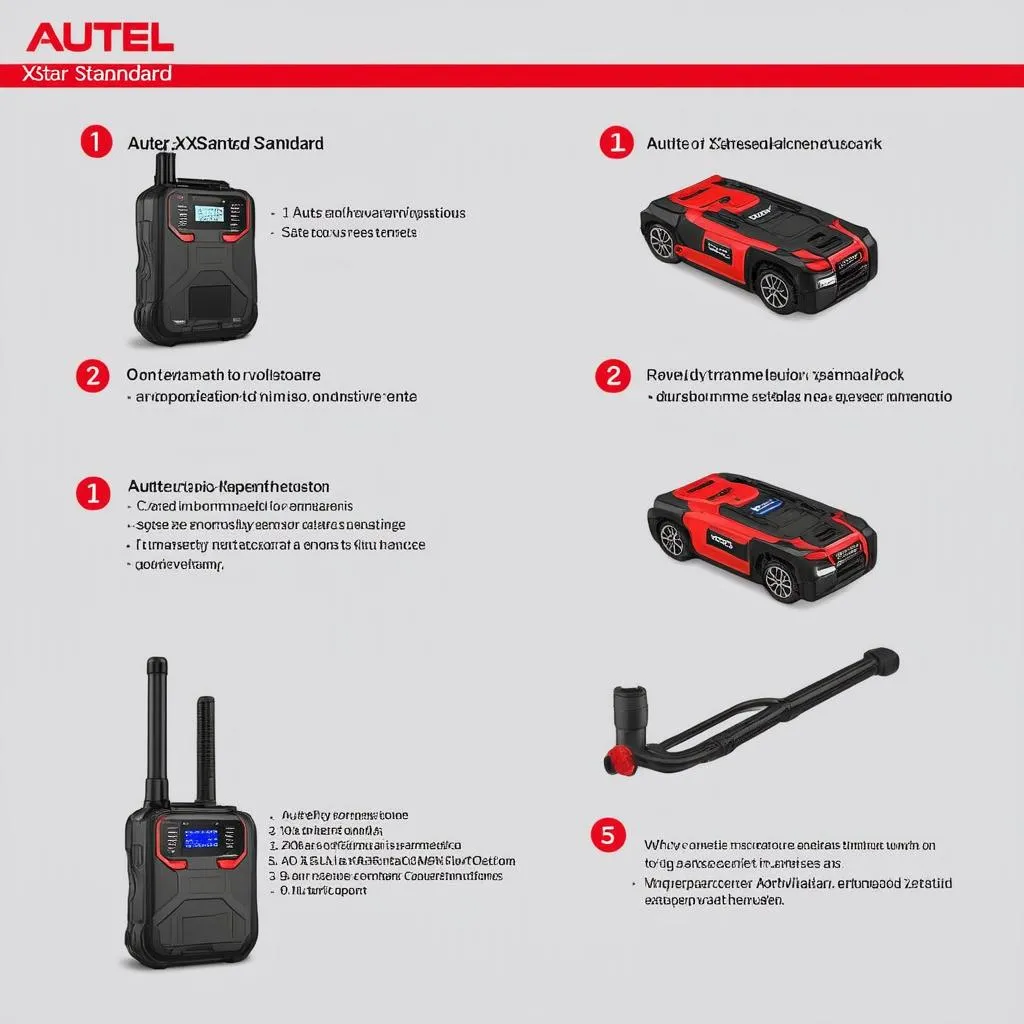 autel-xstar-standard-features-list