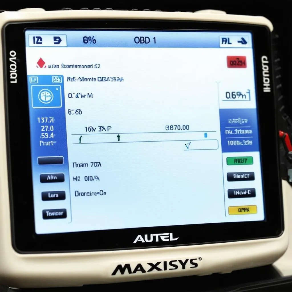 Autel MaxiSys OBD 1 &amp; 2 interface