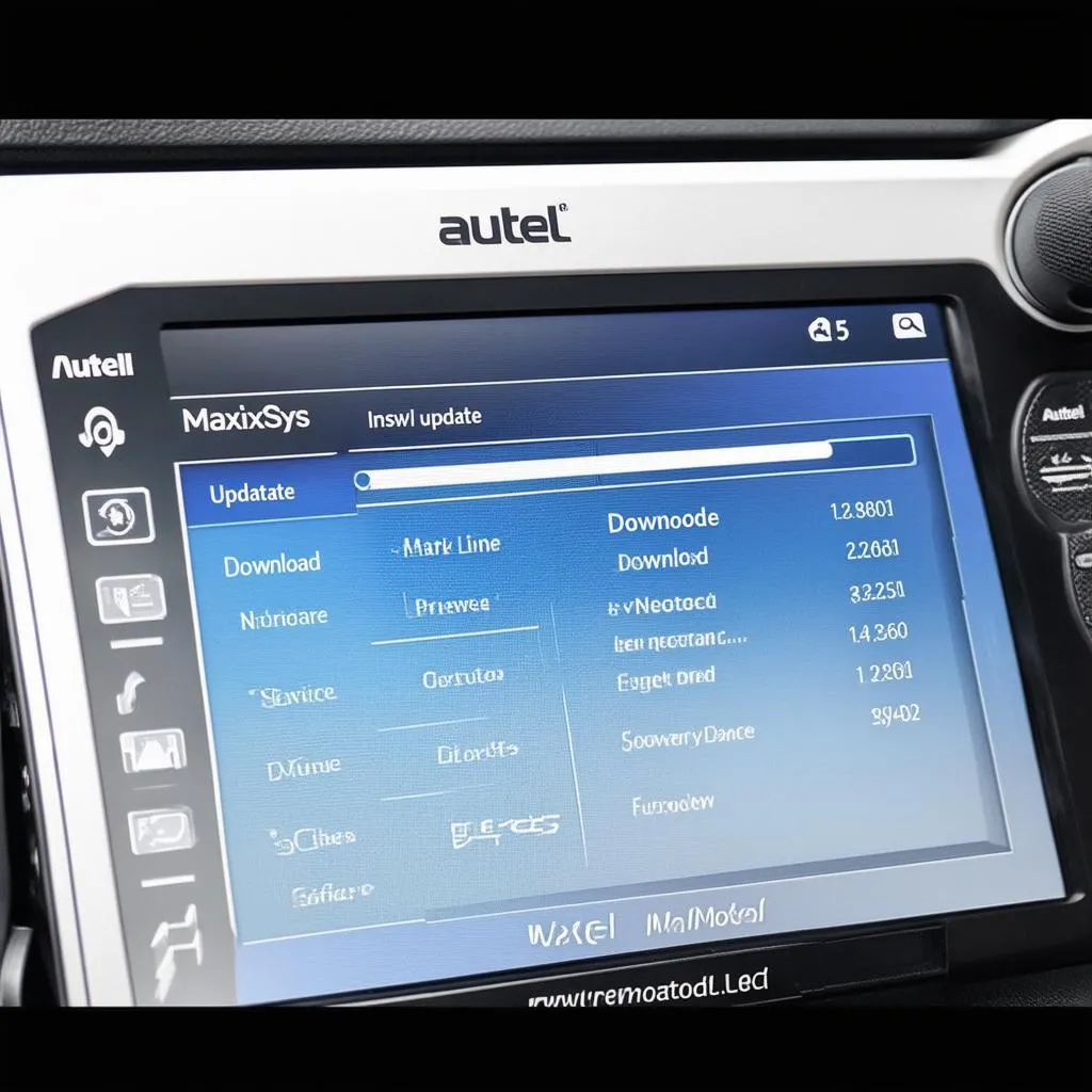 Autel MaxiSys software