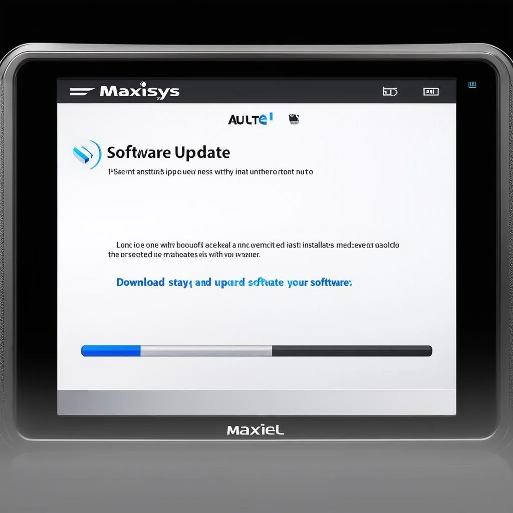 Autel Maxisys Software Update