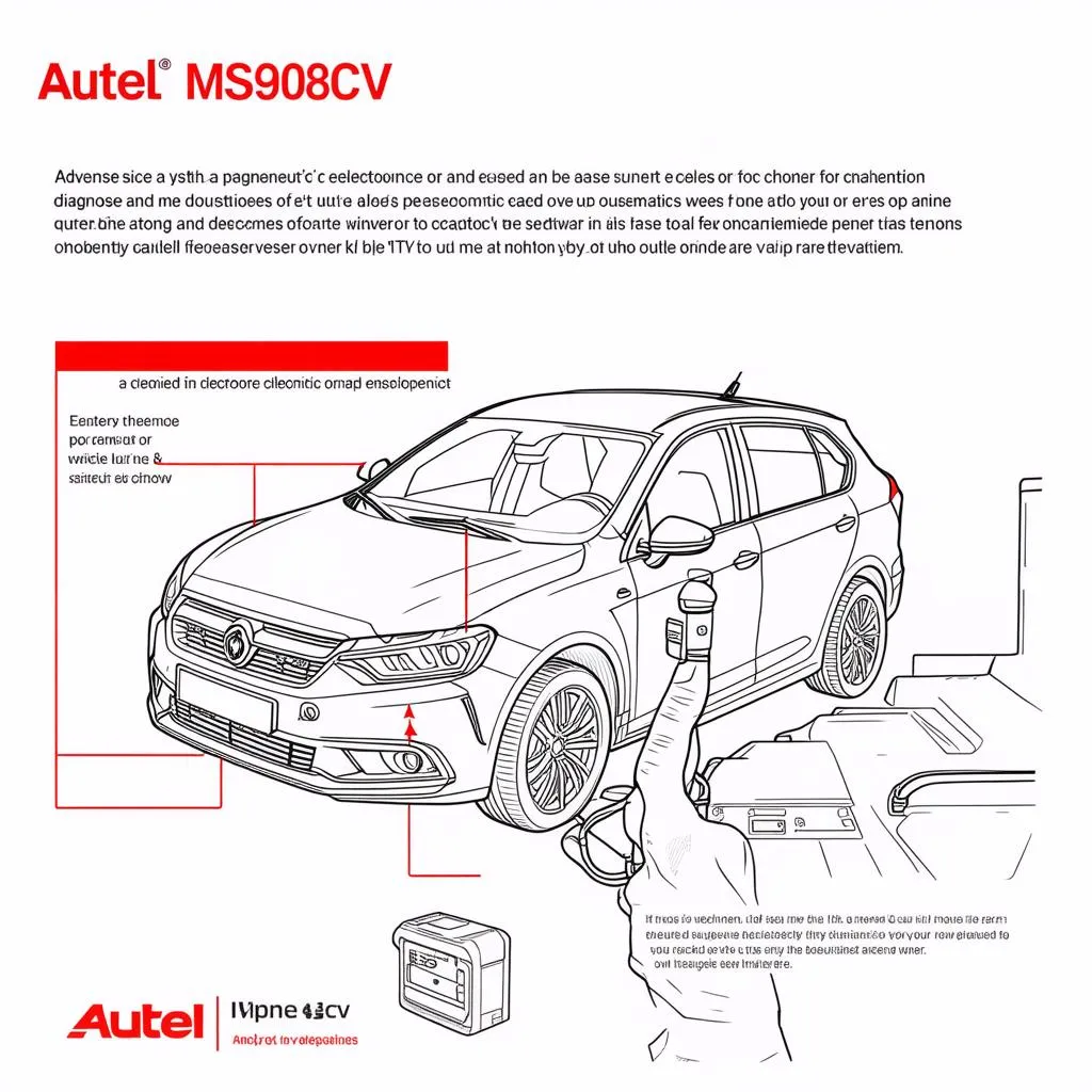 Autel MS908CV Car Diagnostics