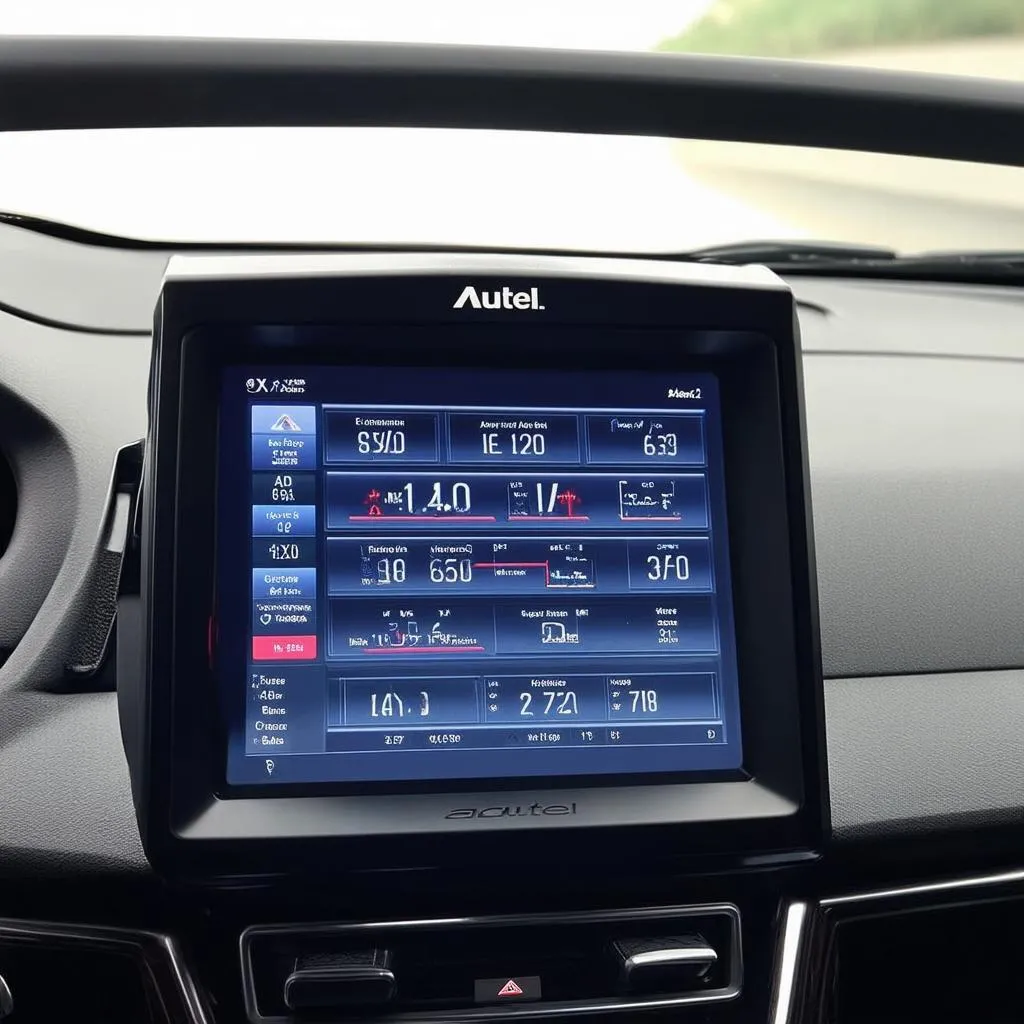 Autel MX Sensor Dashboard