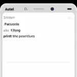 autel printer app phone