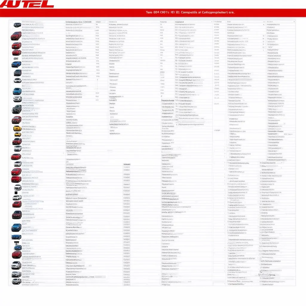 Autel Scanner Compatible Cars