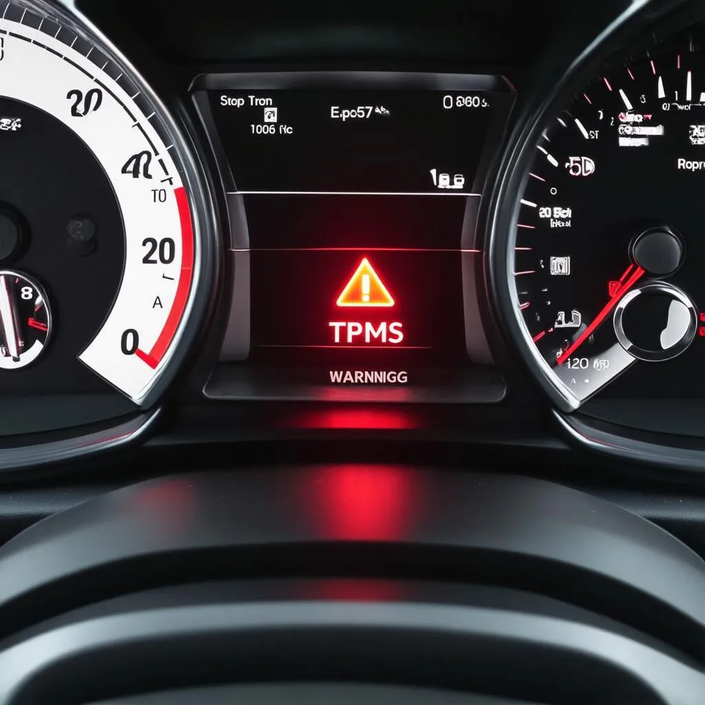 Car Dashboard TPMS light