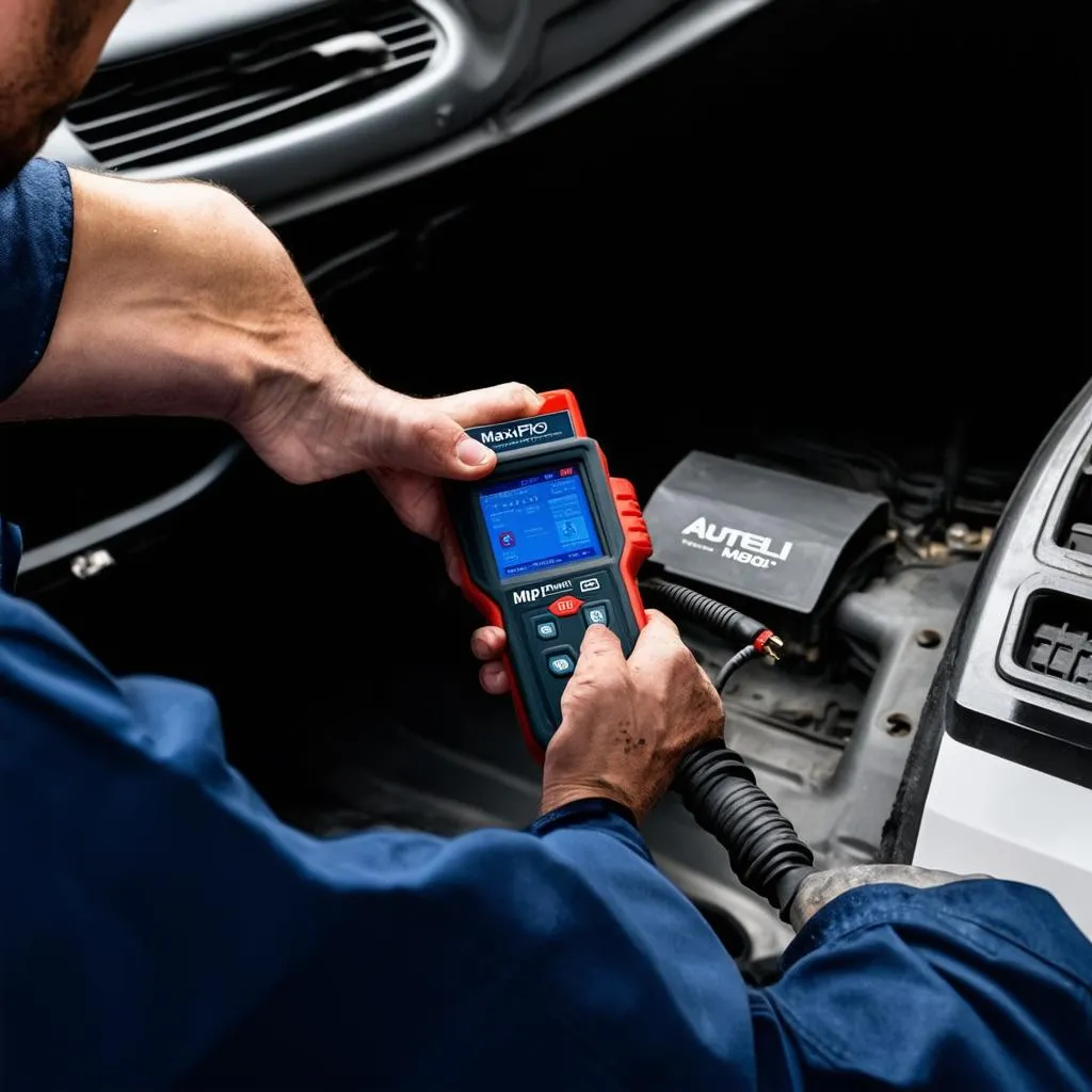 Car Diagnostic by a Mechanic