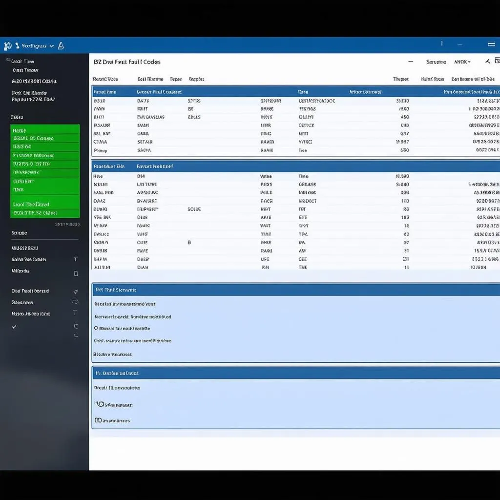 Car Diagnostic Software Interface