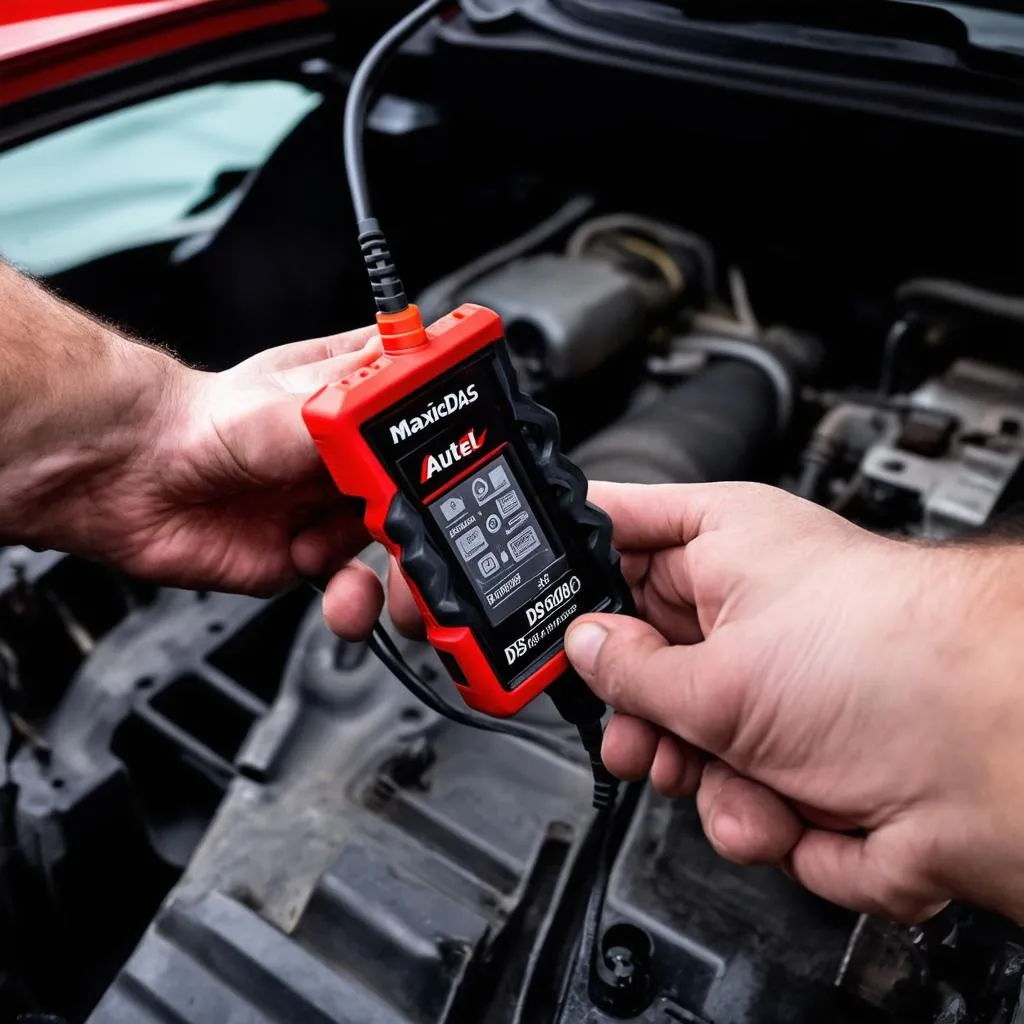 Car Diagnostic using Autel MaxiDAS DS808