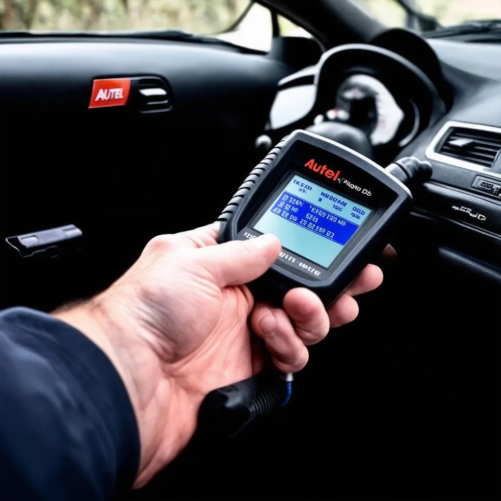 Car Diagnostics with Autel Scanner