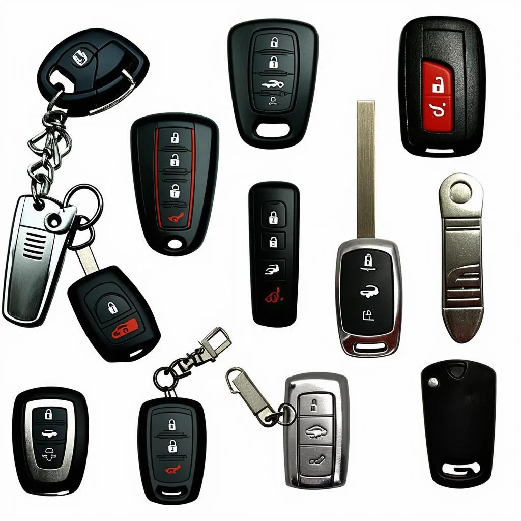 Different Car Key Fobs