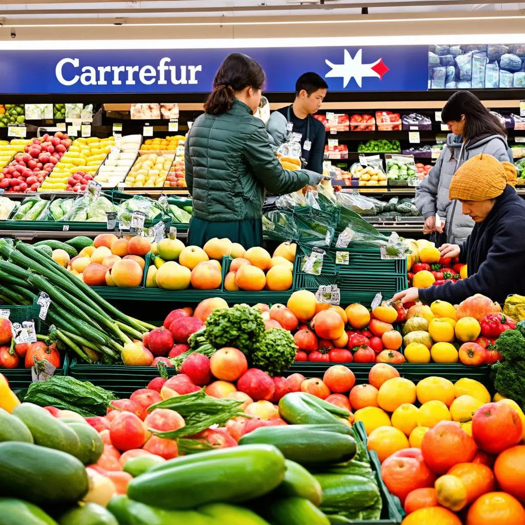 Carrefour Market Produce Section