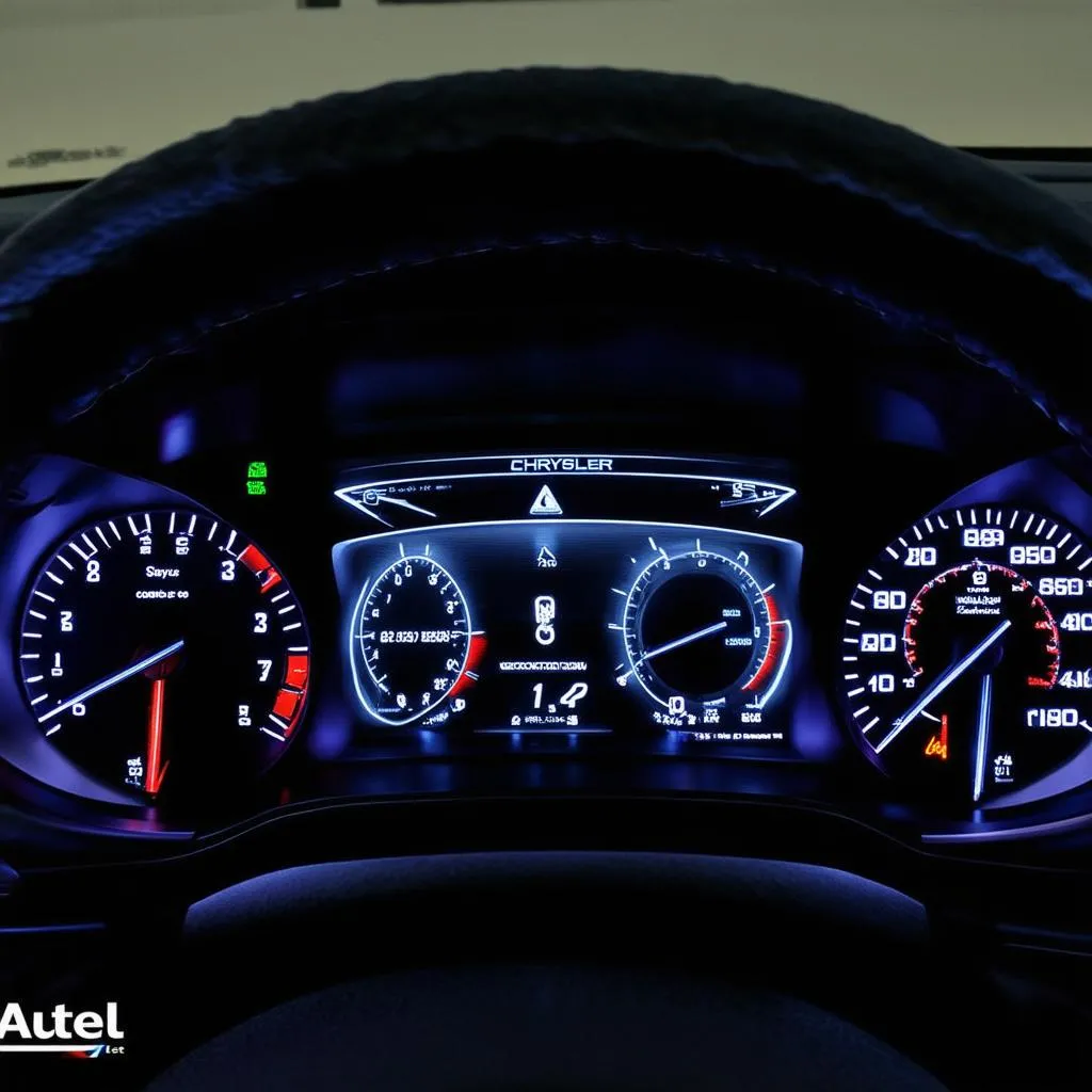 Chrysler vehicle dashboard