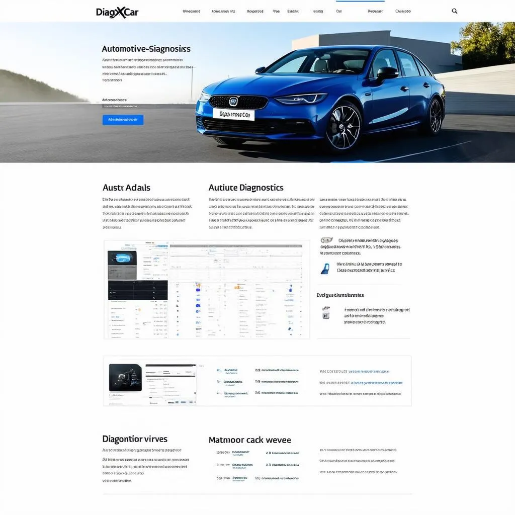 DiagXCar Website