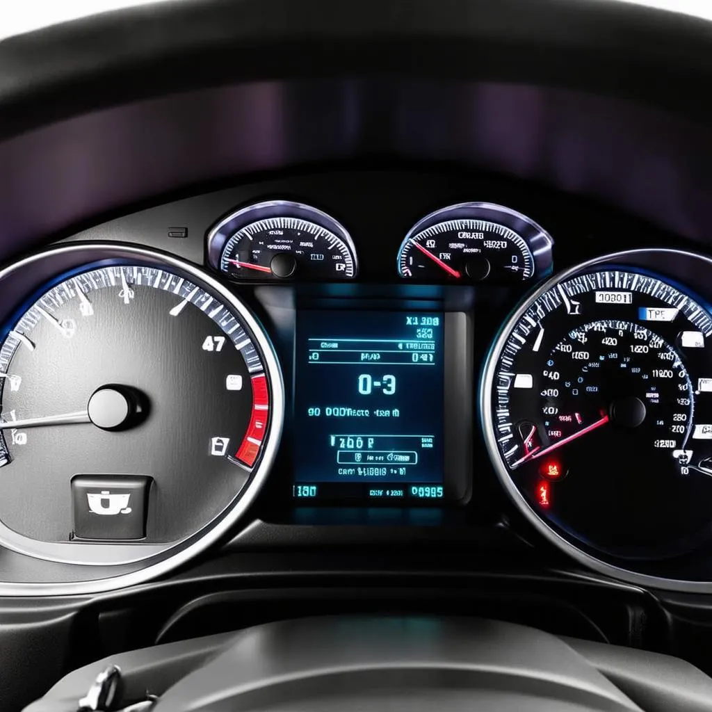 GM Truck Dashboard Display