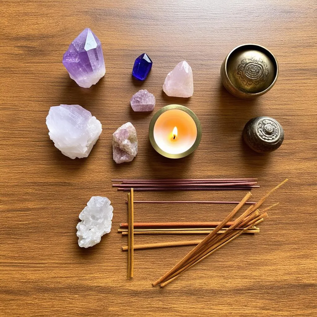 Meditation Altar Supplies